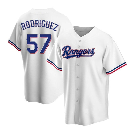 Baseball Yerry Rodriguez Texas Ranger 57 Jersey
