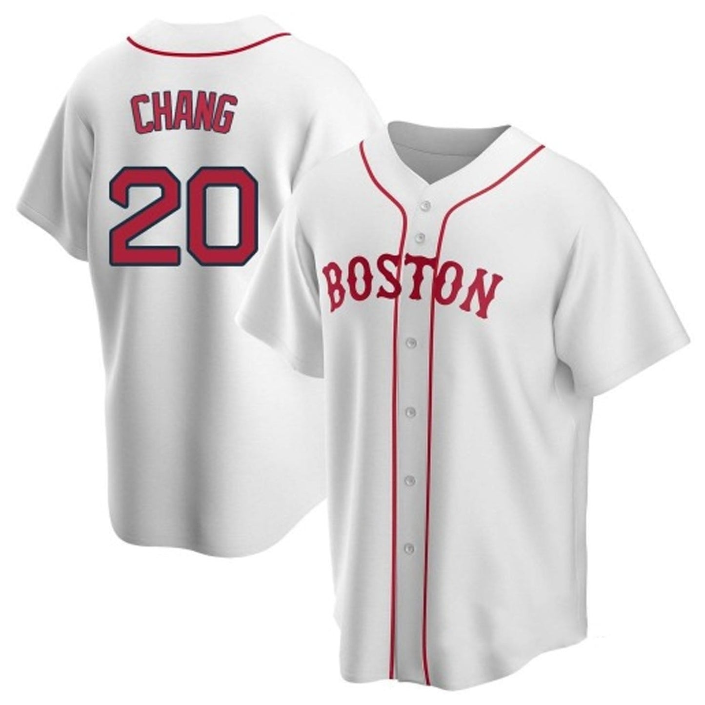 Baseball Yu Chang Boston Red Sox 20 Jersey