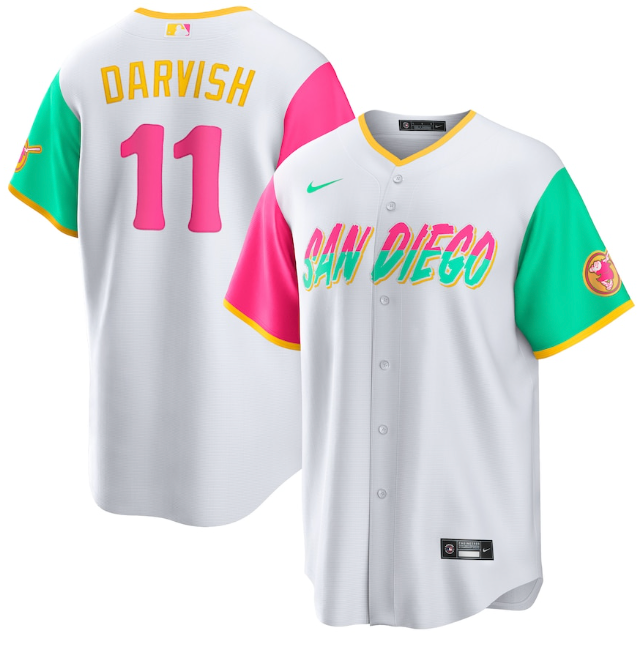 Baseball Yu Darvish San Diego Padres 11 Jersey