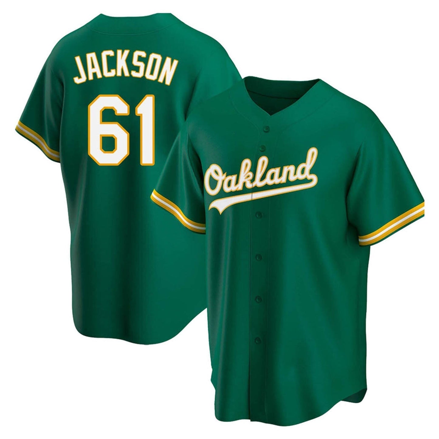 Baseball Zach Jackson Oakland Athletics 61 Jersey