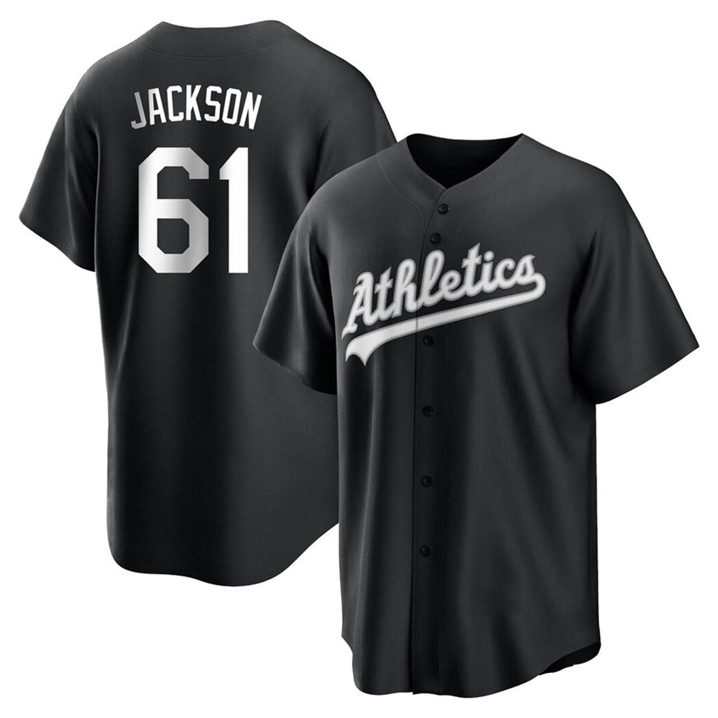 Baseball Zach Jackson Oakland Athletics 61 Jersey