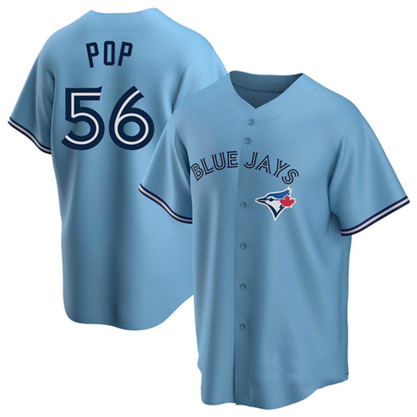 Baseball Zach Pop Toronto Blue Jays 56 Jersey