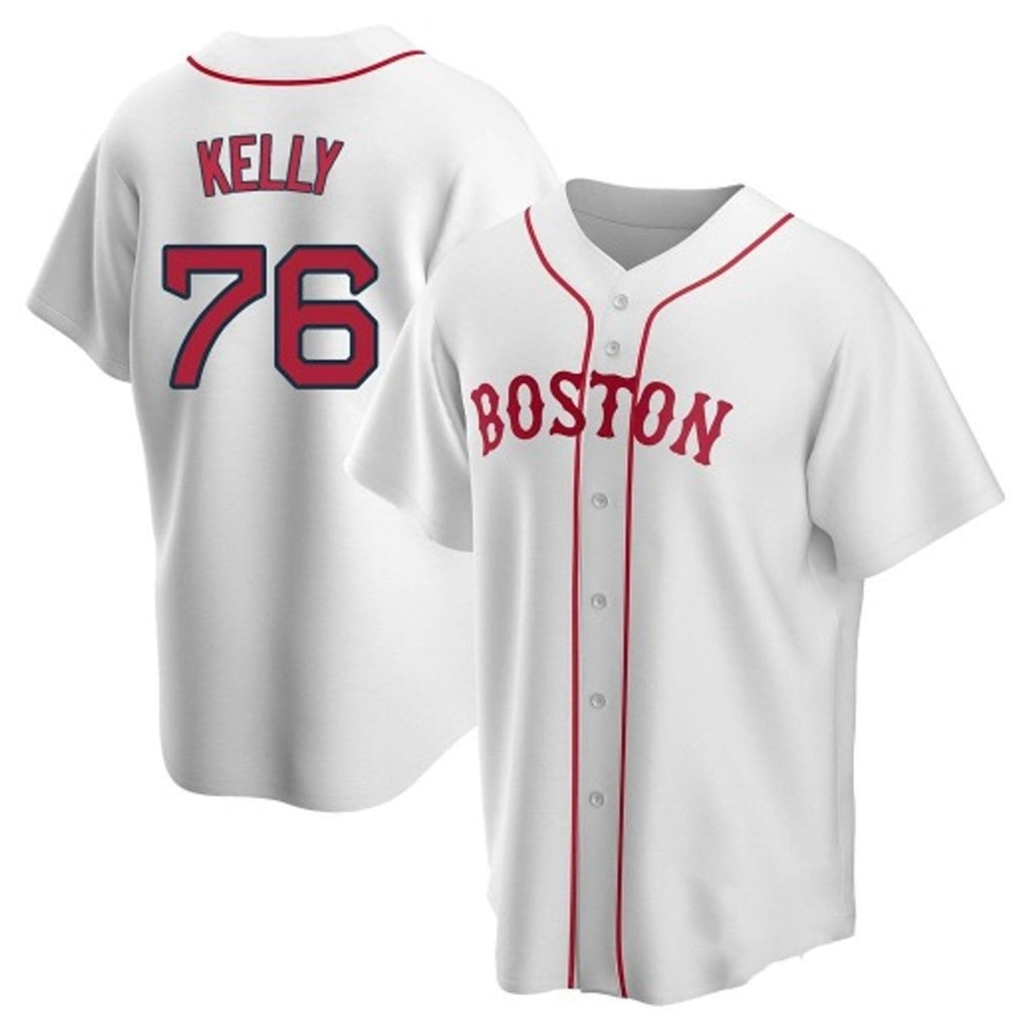 Baseball Zack Kelly Boston Red Sox 76 Jersey