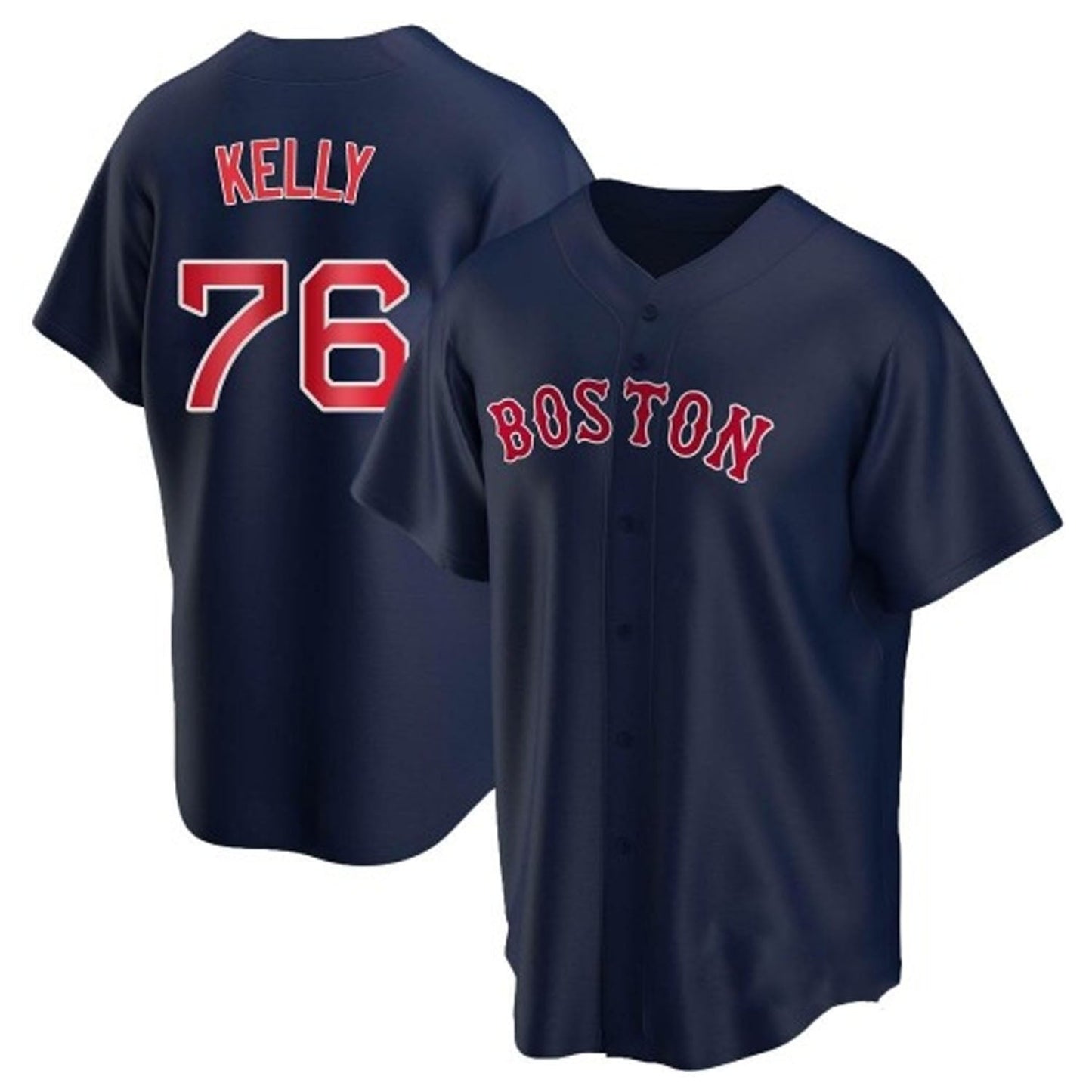 Baseball Zack Kelly Boston Red Sox 76 Jersey