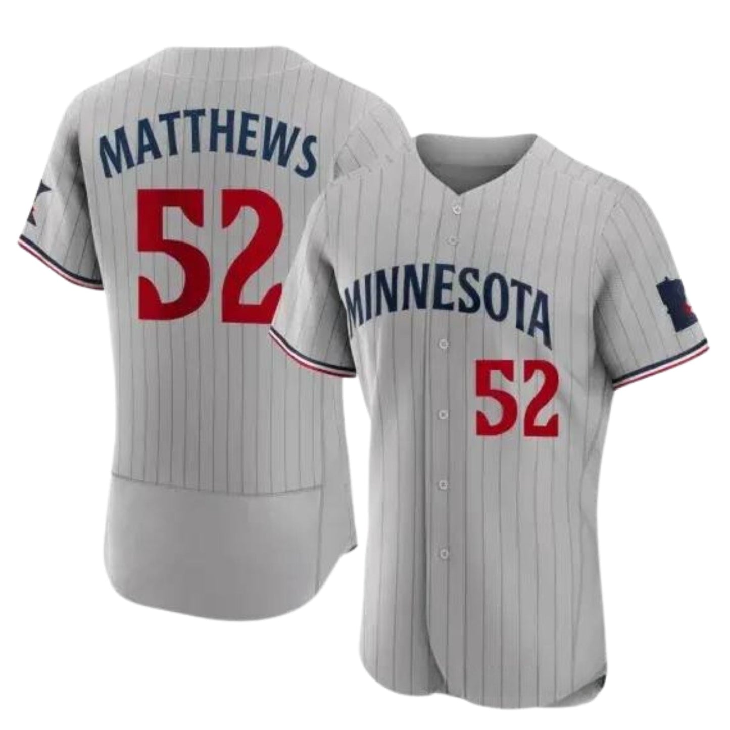 Baseball Zebby Matthews Minnesota Twins 52 Jersey
