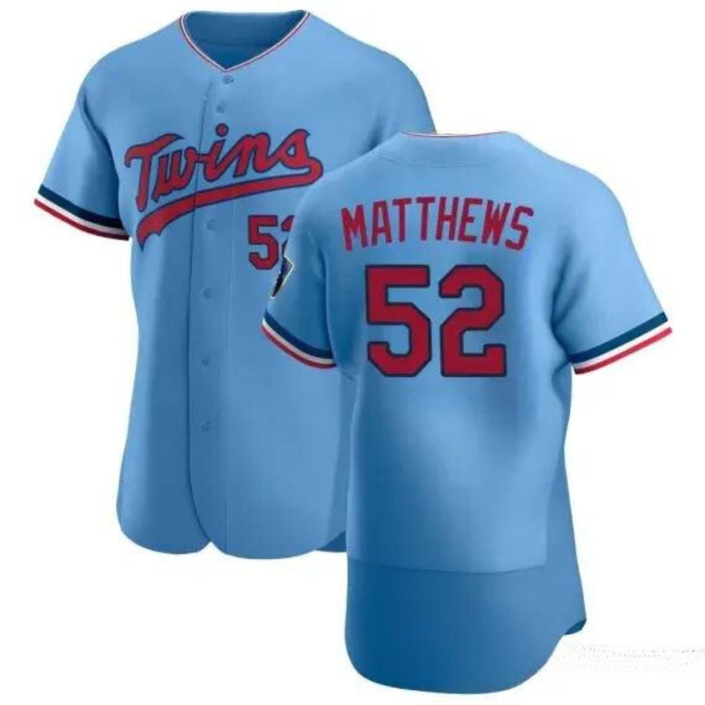 Baseball Zebby Matthews Minnesota Twins 52 Jersey
