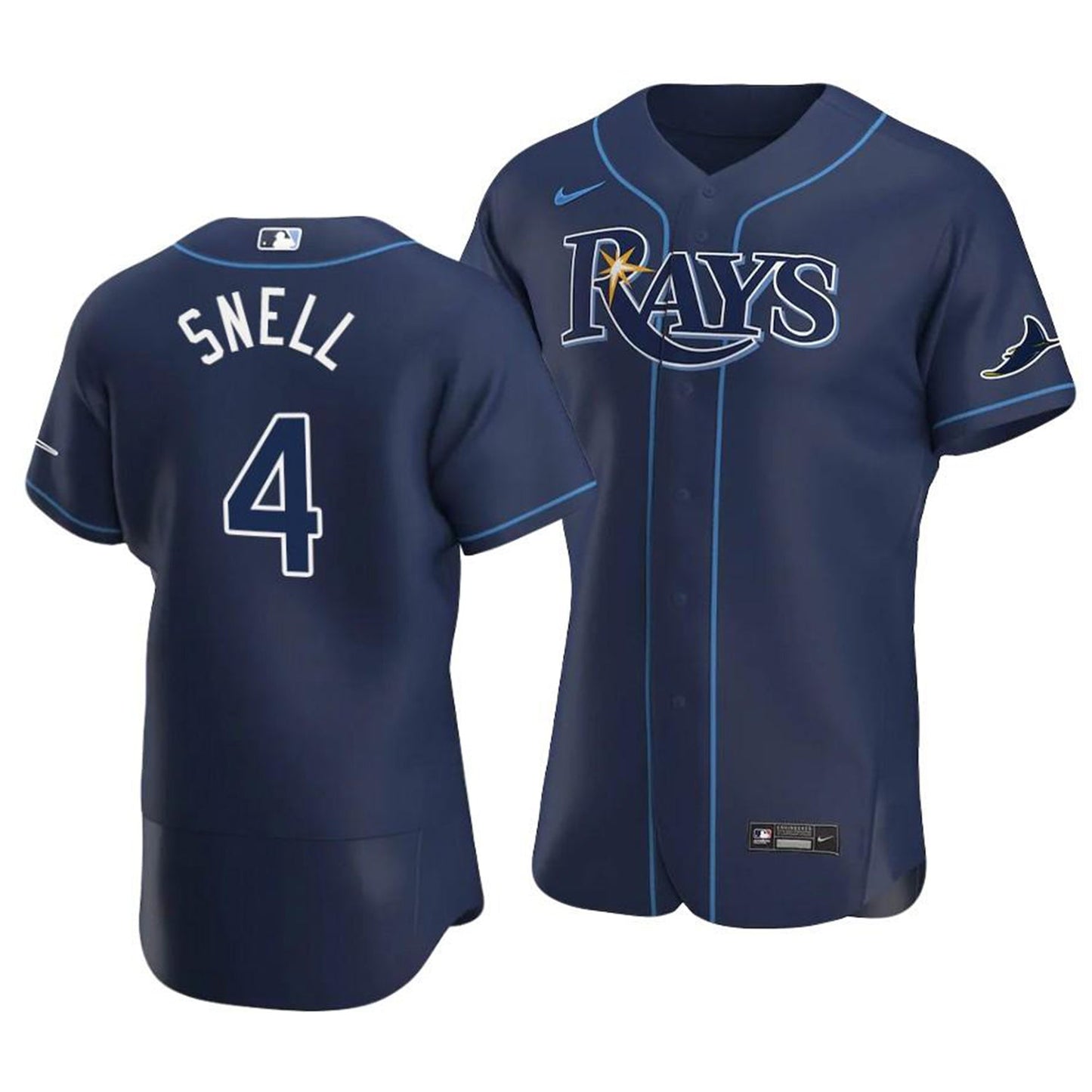 Baseball Blake Snell Tampa Bay Rays 4 Jersey