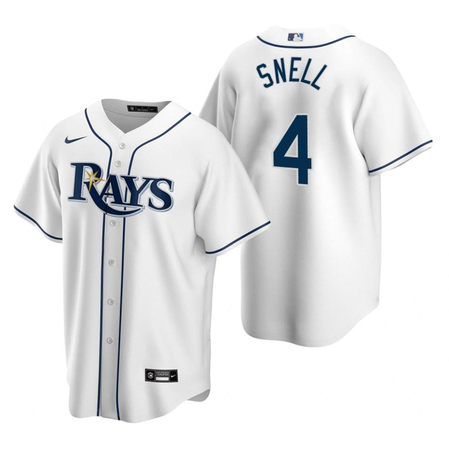 Baseball Blake Snell Tampa Bay Rays 4 Jersey