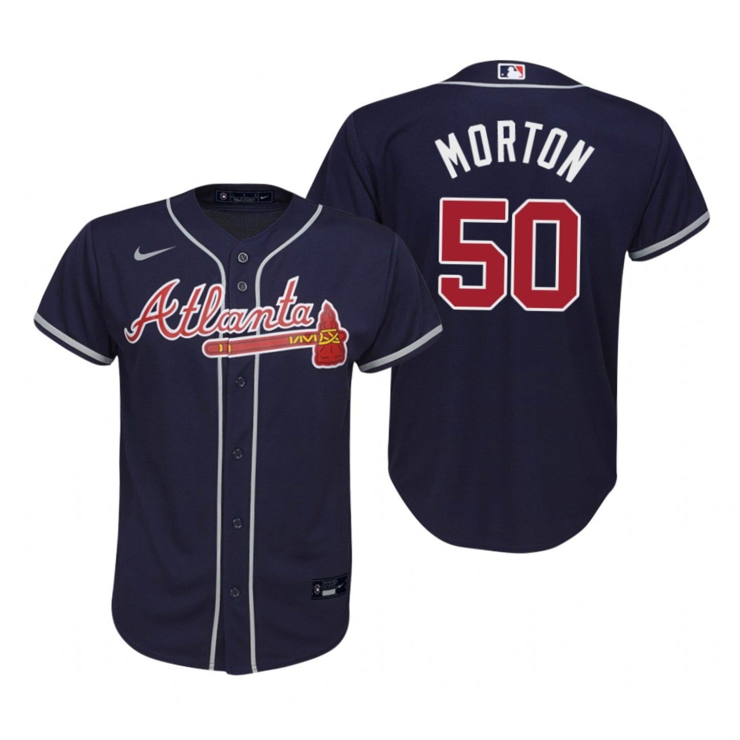 Baseball Charlie Morton Atlanta Braves 50 Jersey