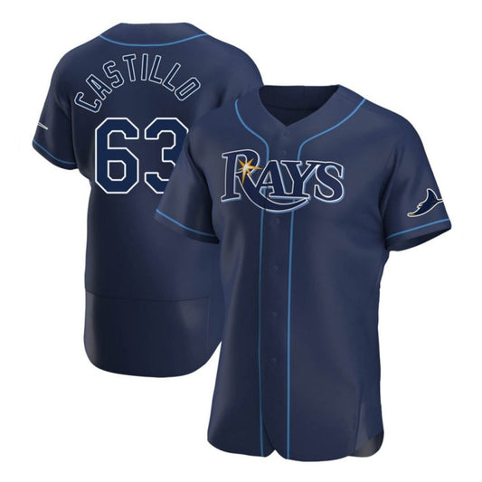 Baseball Diego Castillo Tampa Bay Rays 63 Jersey