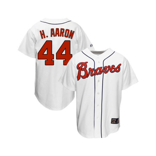 Baseball Hank Aaron Atlanta Braves 44 Retro Jersey