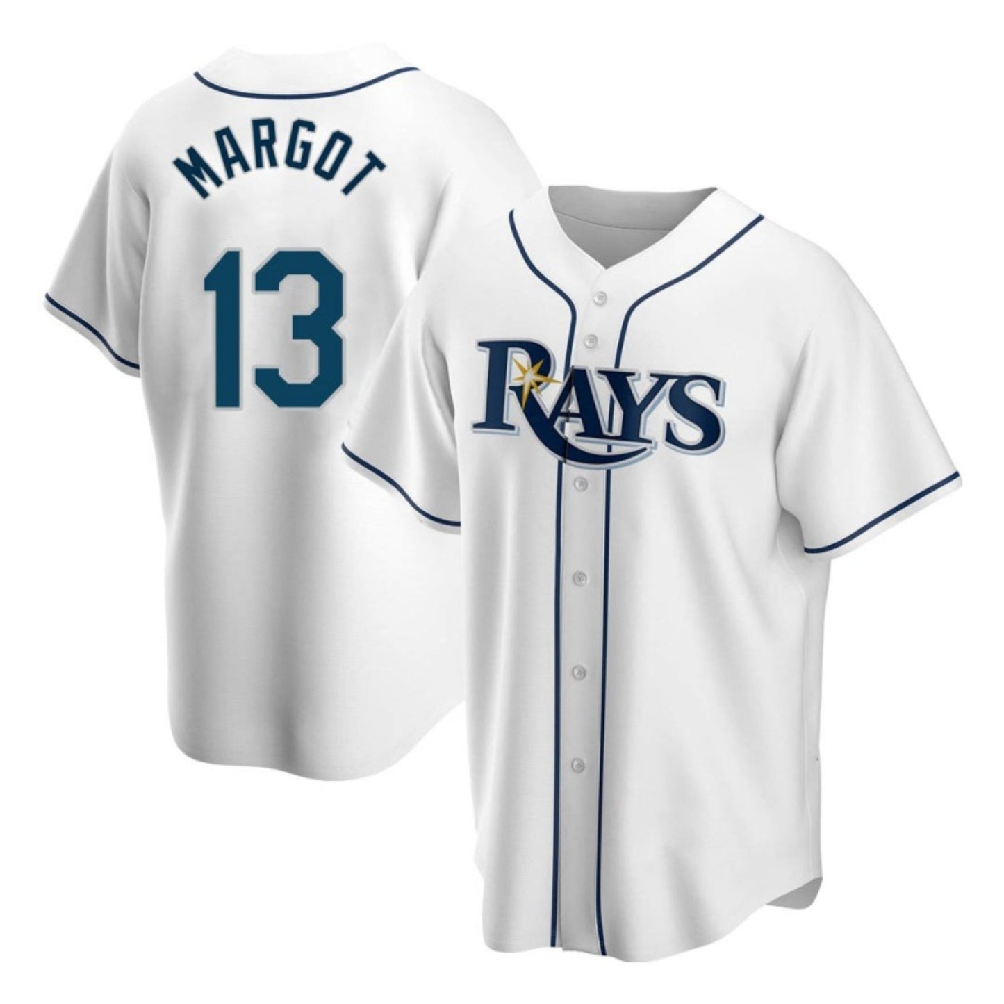 Baseball Manuel Margot Tampa Bay Rays 13 Jersey