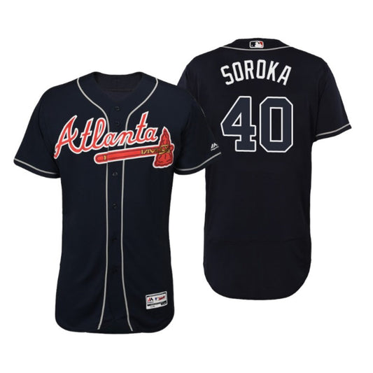Baseball Mike Soroka Atlanta Braves 40 Jersey