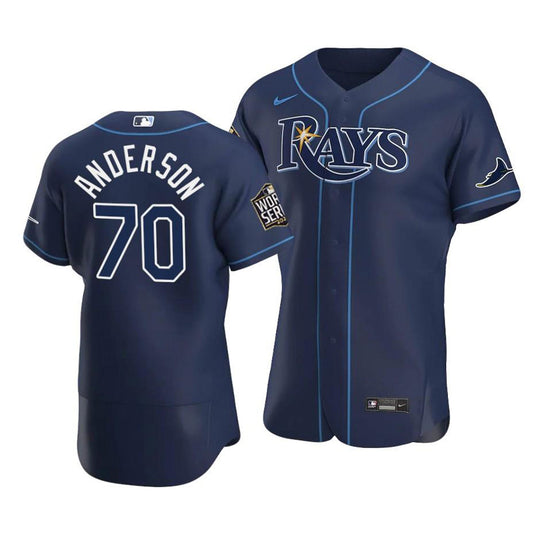 Baseball Nick Anderson Tampa Bay Rays 70 Jersey
