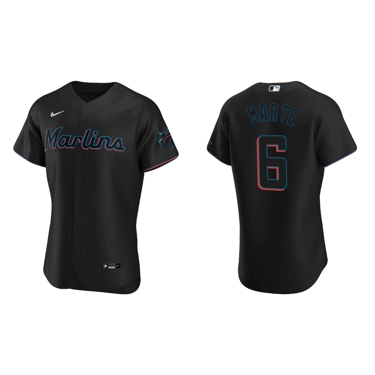Baseball Starling Marte Miami Marlins 6 Jersey