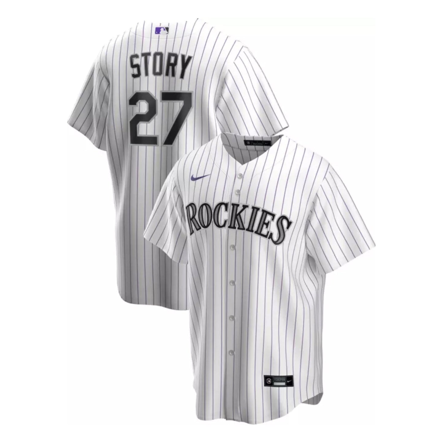 Baseball Trevor Story Colorado Rockies 27 Jersey