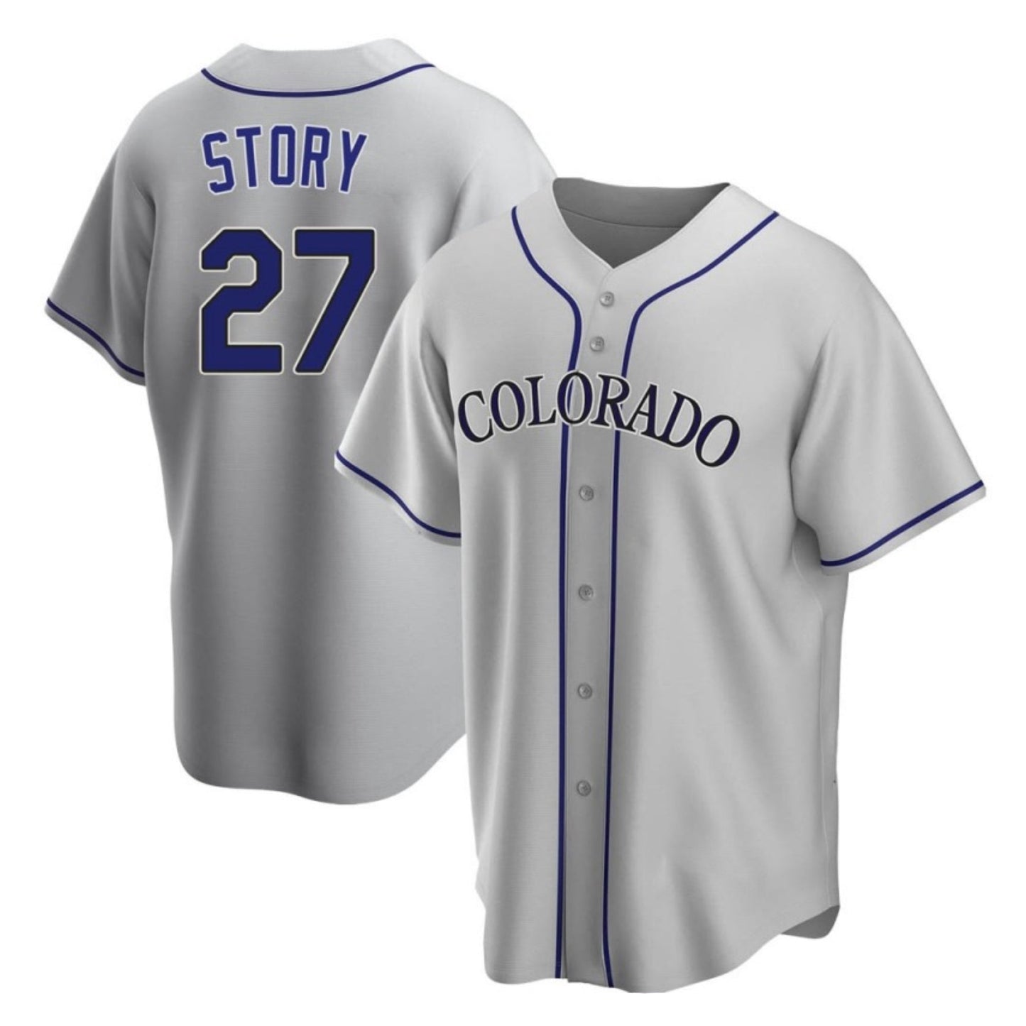 Baseball Trevor Story Colorado Rockies 27 Jersey