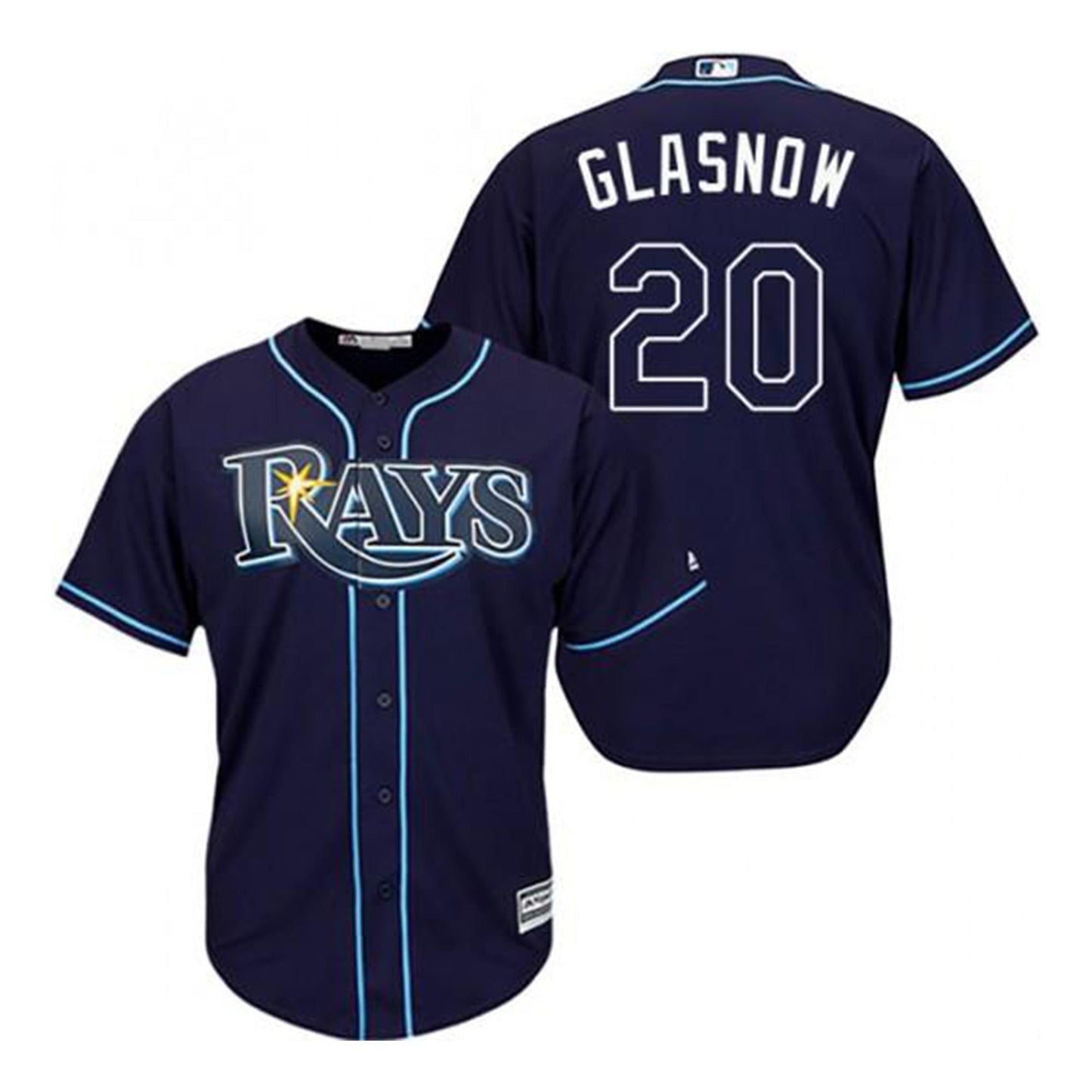 Baseball Tyler Glasnow Tampa Bay Rays 20 Jersey