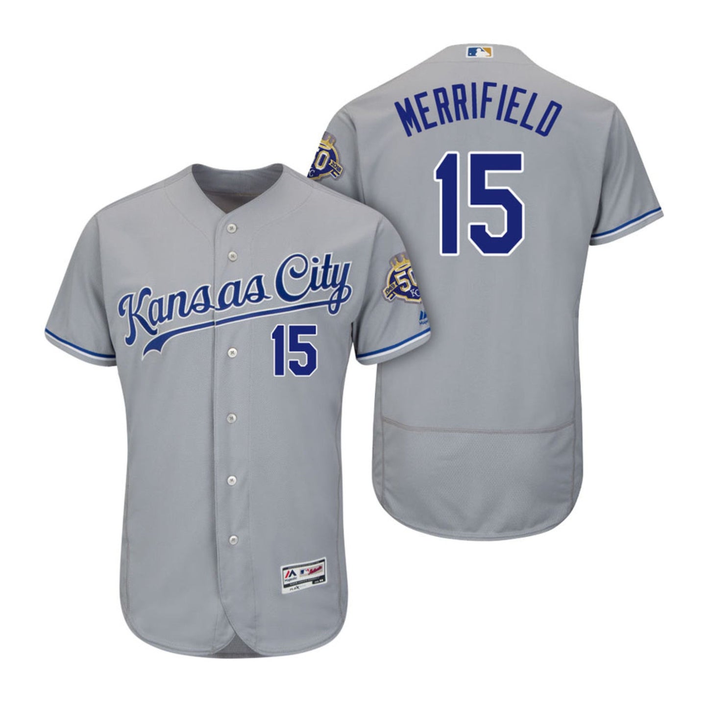 Baseball Whit Merrifield Kansas City Royals 15 Jersey