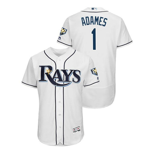 Baseball Willy Adams Tampa Bay Rays 1 Jersey