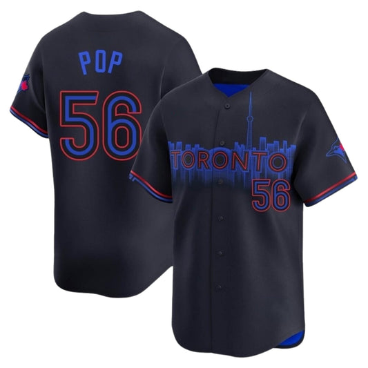 Baseball Zach Pop Toronto Blue Jays 56 Jersey