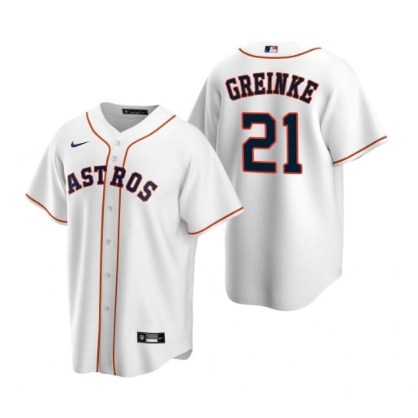 Baseball Zack Greinke Houston Astros 21 Jersey