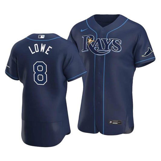Baseball Brandon Lowe Tampa Bay Rays 8 Jersey