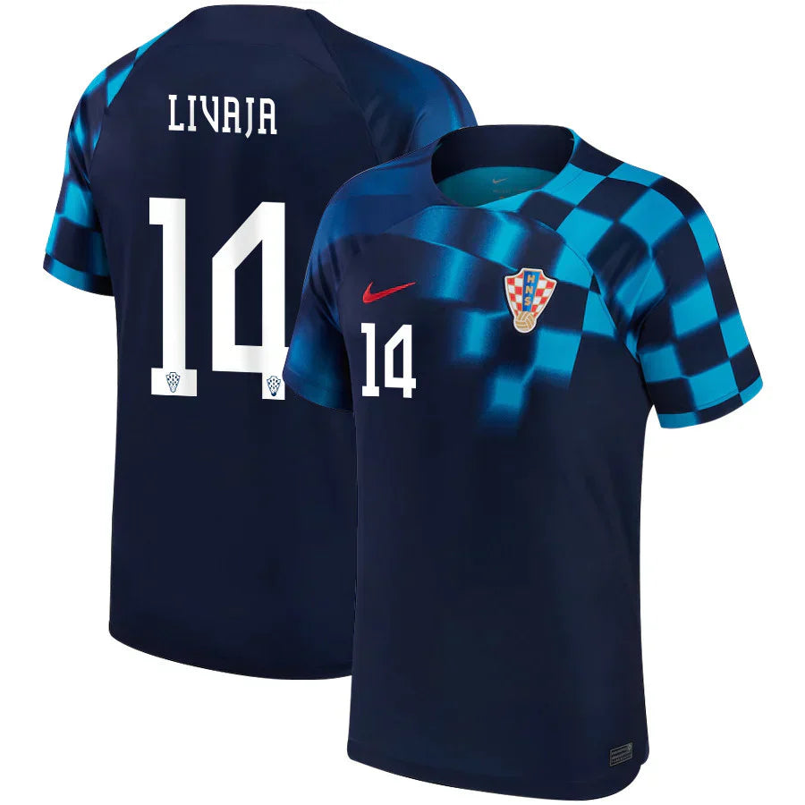 Marko Livaja Croatia 14 FIFA World Cup Jersey