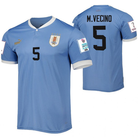 Matias Vecino Uruguay 5 Fifa World Cup Jersey