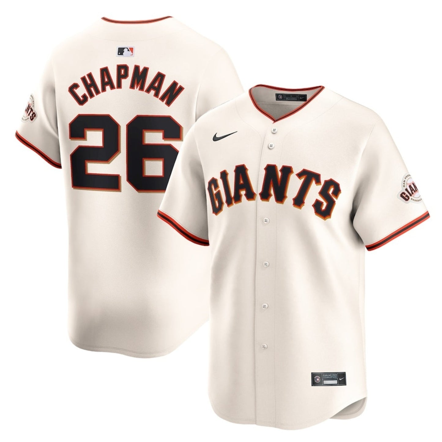 Matt Chapman San Francisco Giants Baseball 26 Jersey
