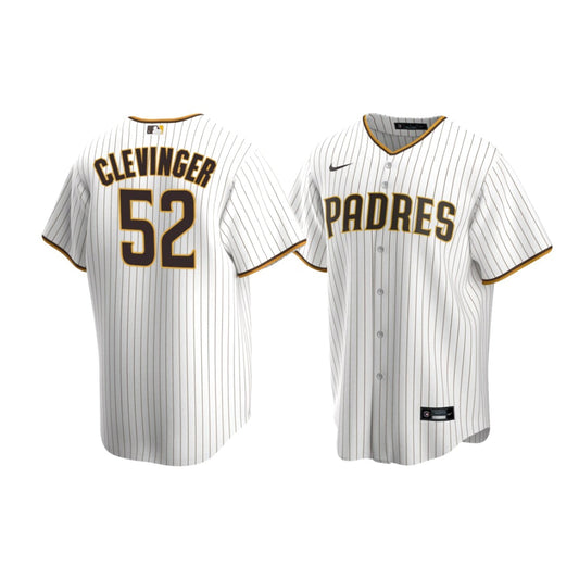 Baseball Mike Clevinger San Diego Padres 52 Jersey