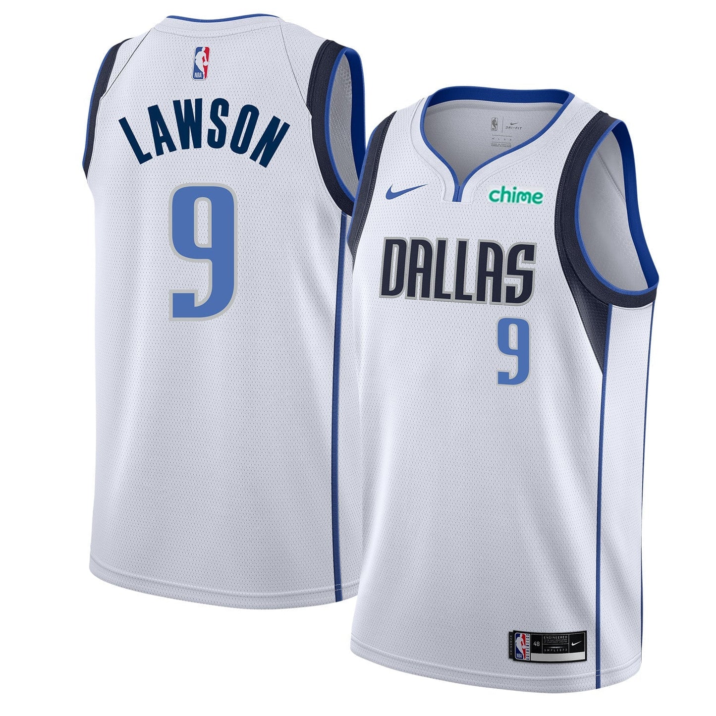 Basketball AJ Lawson Dallas Mavericks 9 Jersey