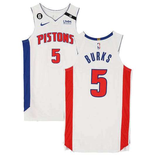 Alec Burks Detriot Pistons 5 Jersey