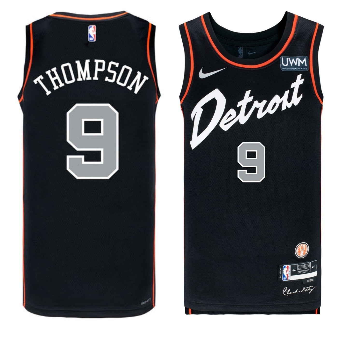 Basketball Ausar Thompson Detroit Pistons 9 Jersey