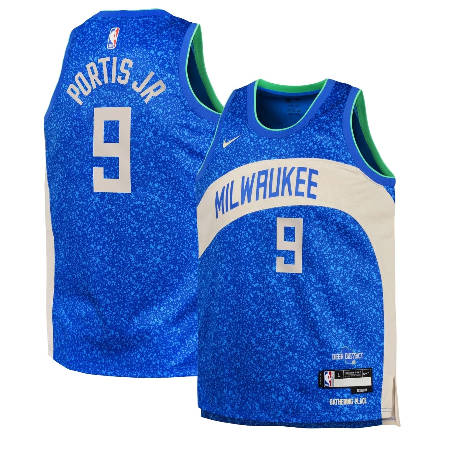 Basketball Bobby Portis Jr Milwaukee Bucks 9 Jersey