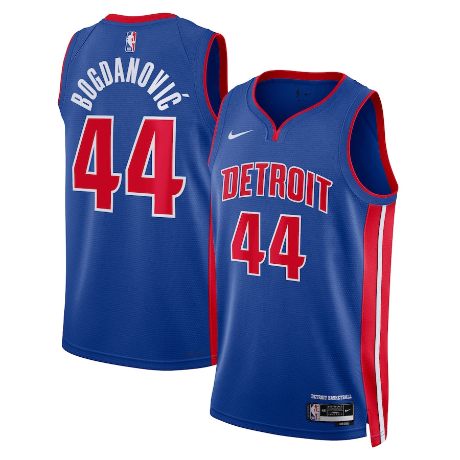 Basketball Bojan Bogdanovic Detriot Pistons 44 Jersey