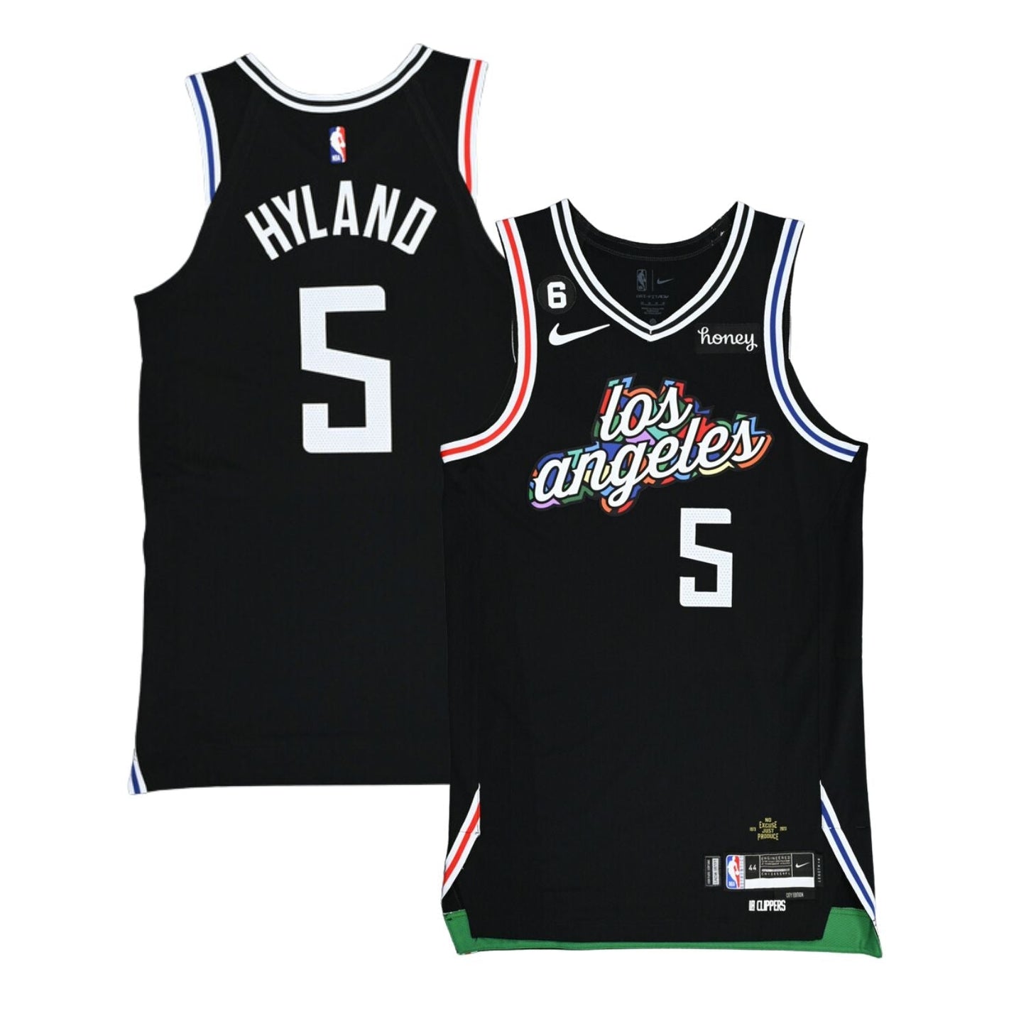 Basketball Bones Hyland Los Angeles Clippers 5 Jersey