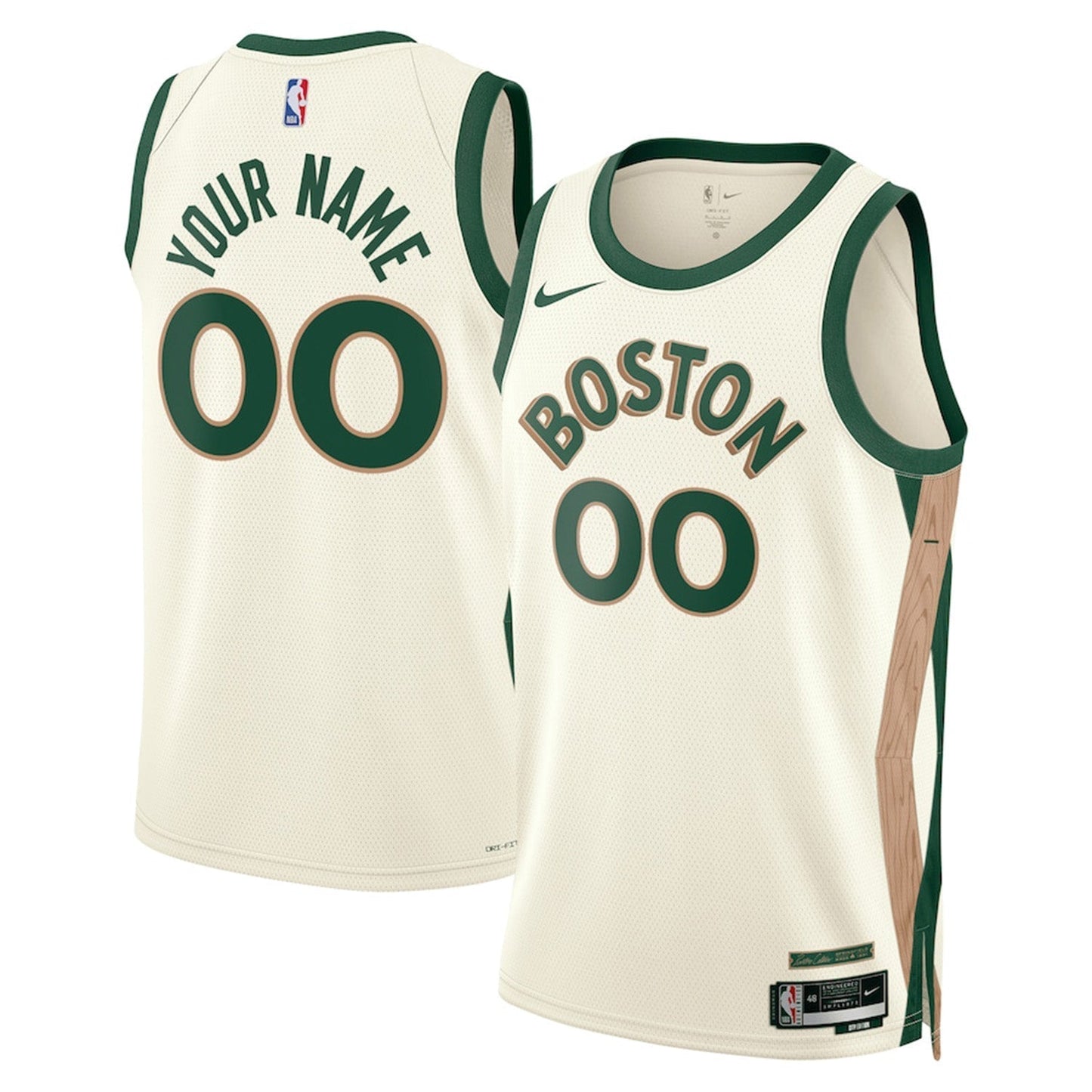 Boston Celtics Blank Custom Jersey