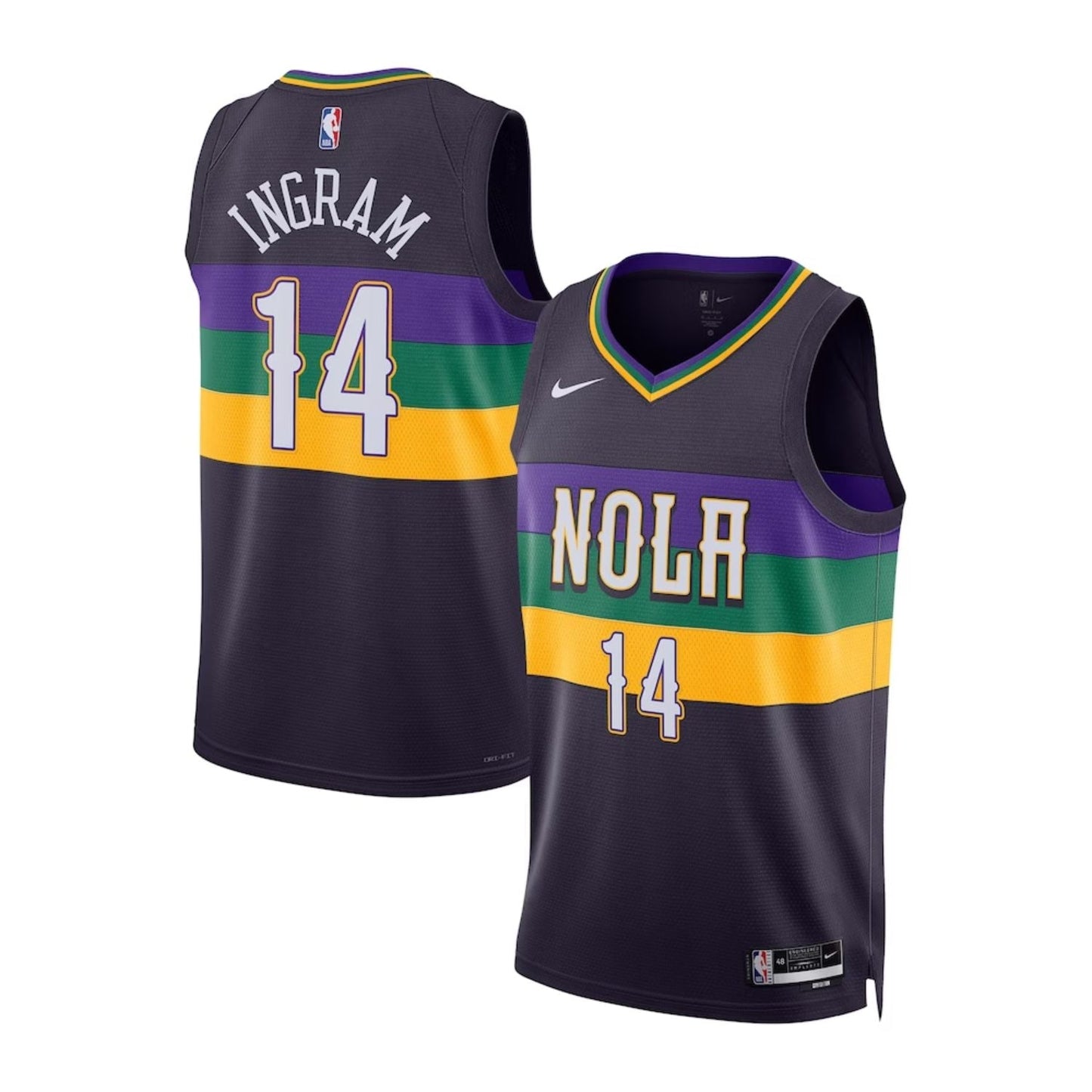 Basketball Brandon Ingram New Orleans Pelicans 14 Jersey
