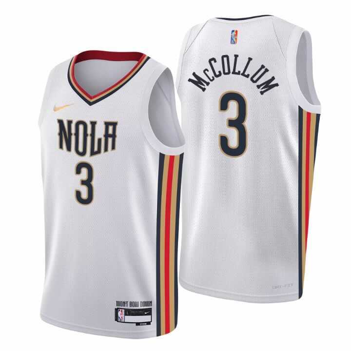 Basketball CJ McCollum New Orleans Pelicans 3 Jersey