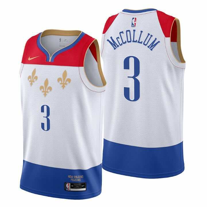 Basketball CJ McCollum New Orleans Pelicans 3 Jersey