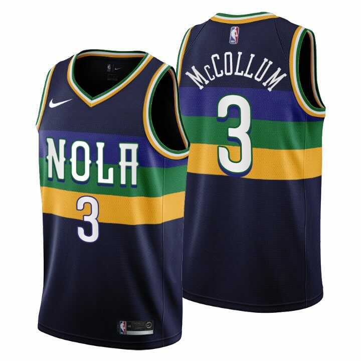 Basketball CJ McCollum New Orleans Pelicans 3 Jersey