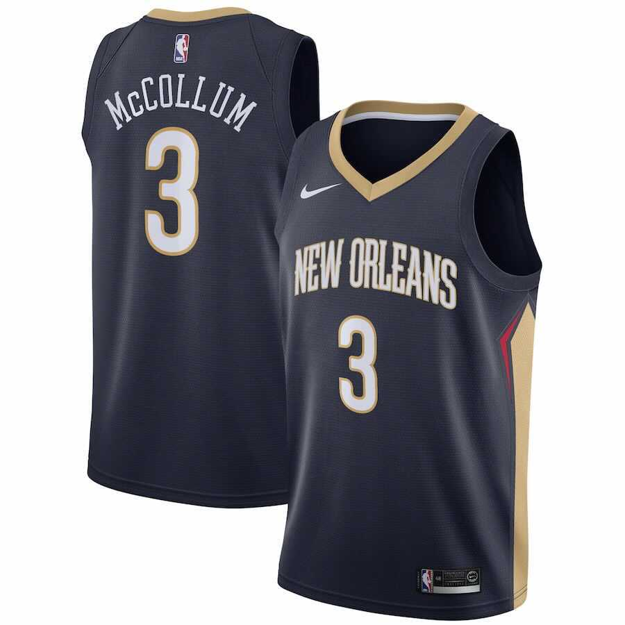 CJ McCollum New Orleans Pelicans 3 Jersey