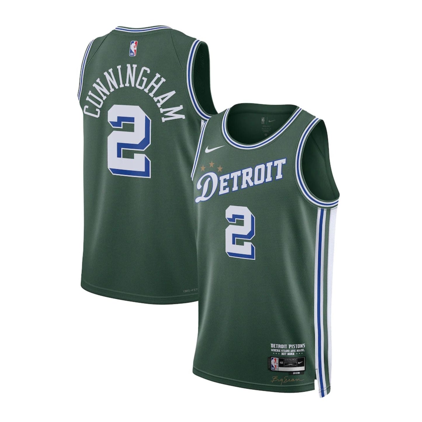 Cade Cunningham Detroit Pistons 2 Jersey