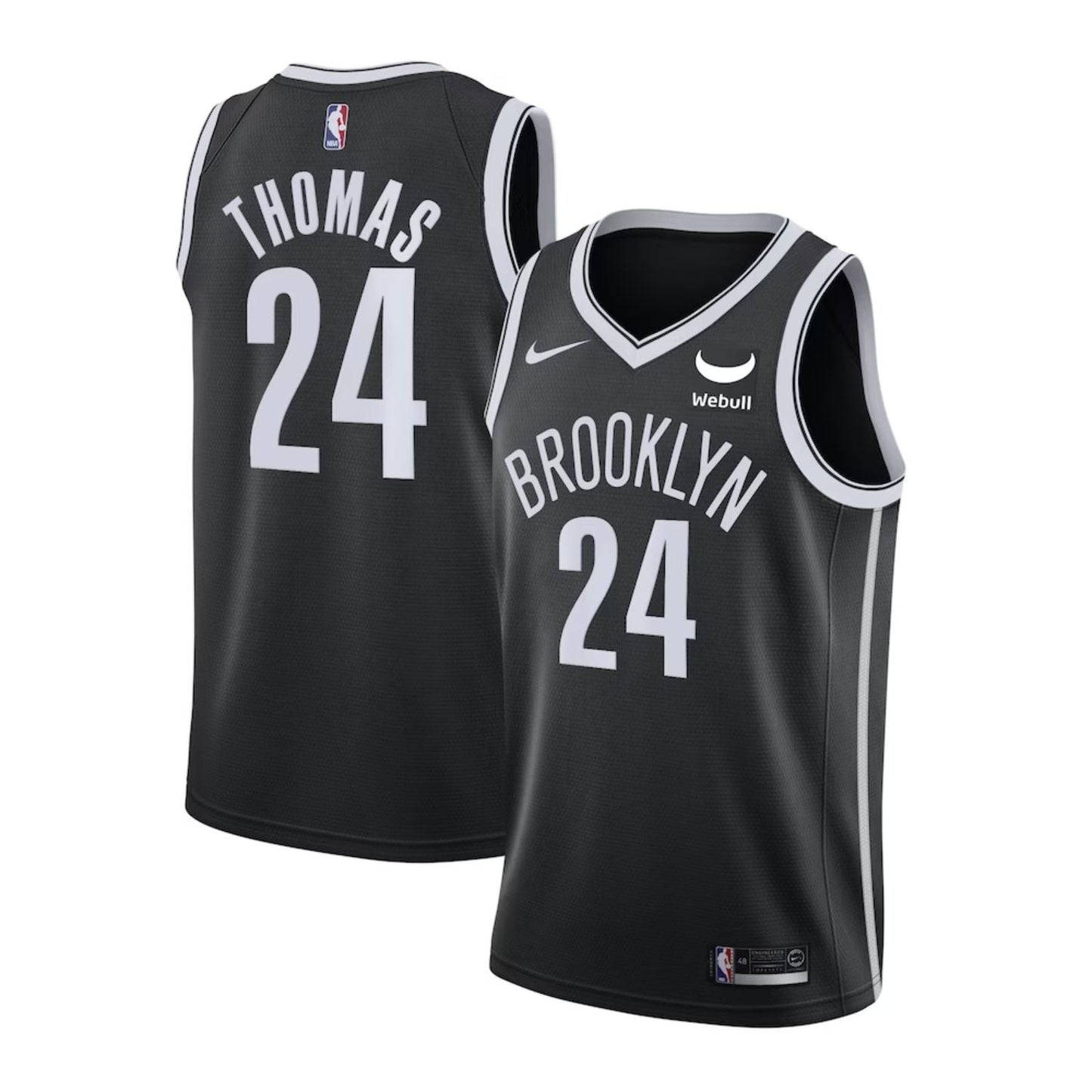 Basketball Cam Thomas Brooklyn Nets 24 Jersey