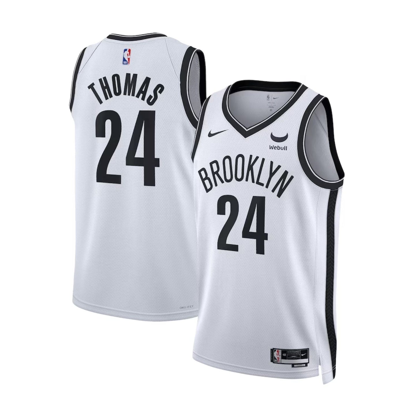 Basketball Cam Thomas Brooklyn Nets 24 Jersey
