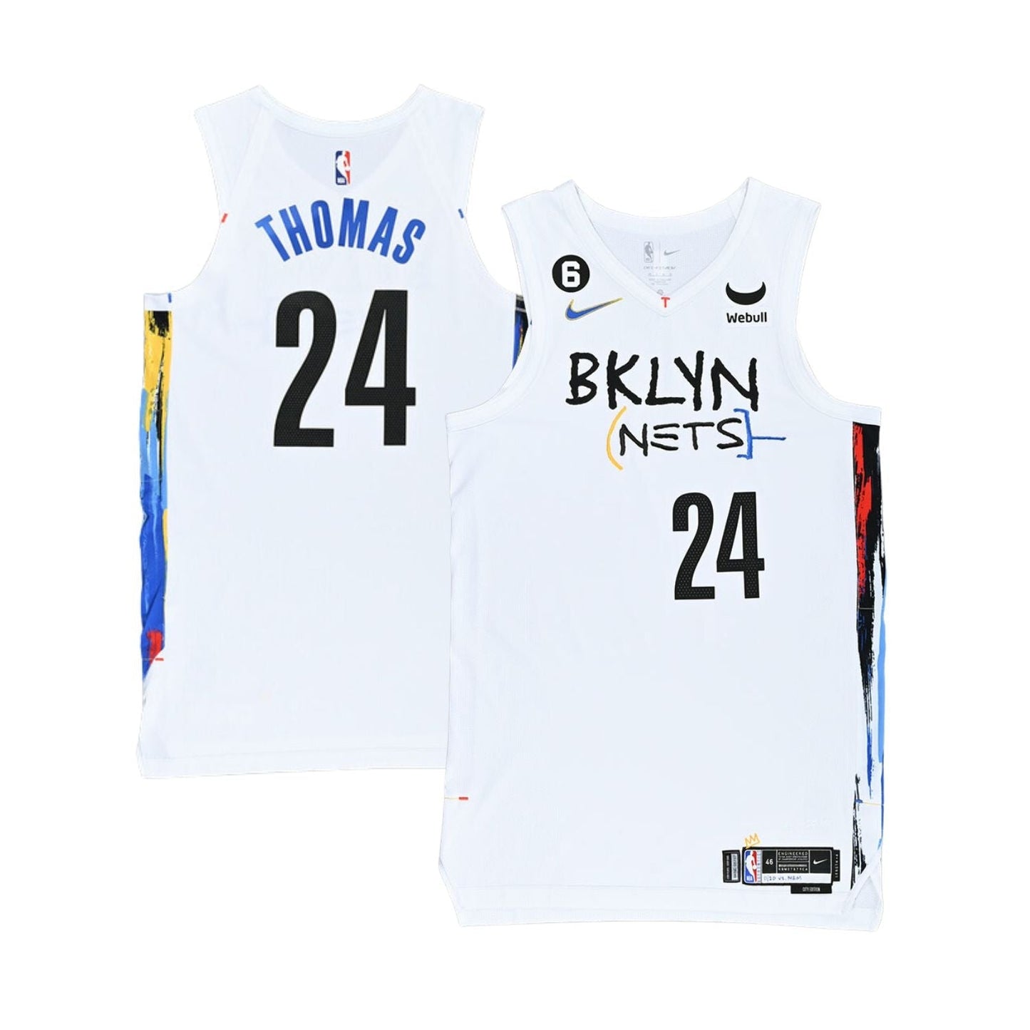 Basketball Cam Thomas Brooklyn Nets 24 Jersey