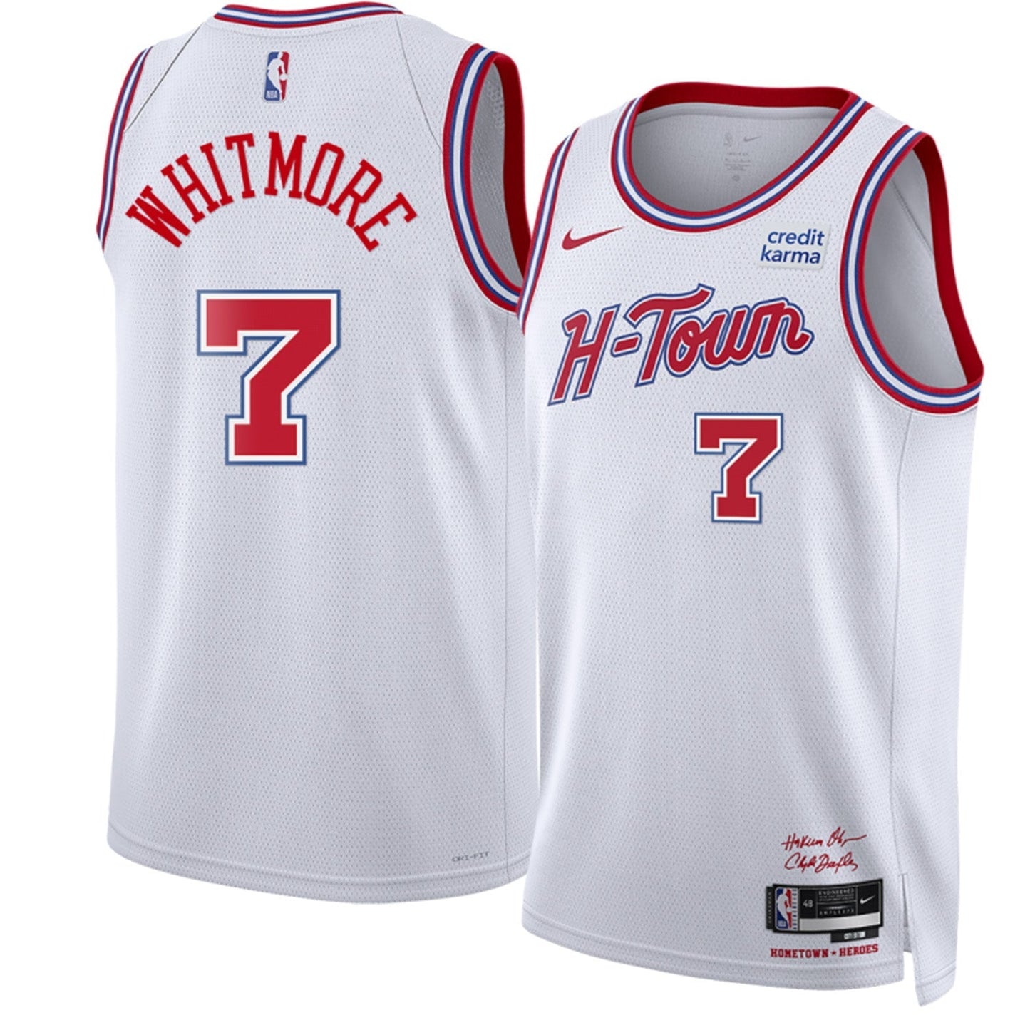 Basketball Cam Whitmore Houston Rockets 7 Jersey