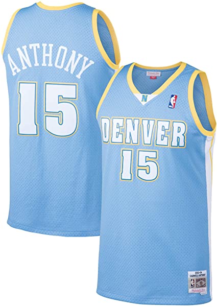 Basketball Carmelo Anthony Denver Nuggets 15 Jersey