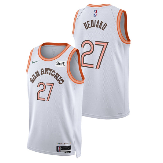 Charles Bediako San Antonio Spurs 27 Jersey